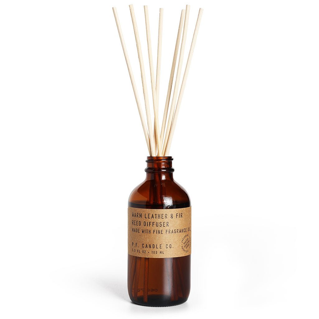 Warm Leather + Fir Reed Diffuser