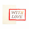 With Love Foiled Card